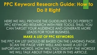 ppc keyword research guide how to do it right