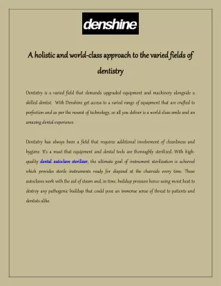a holistic and world a holistic and world class