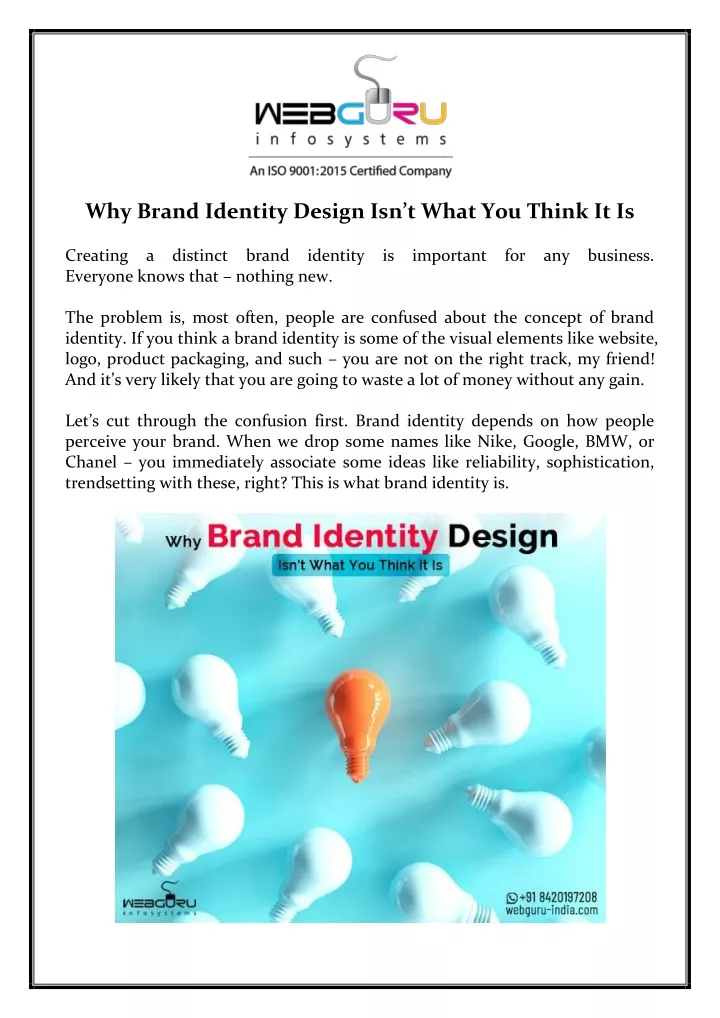 why brand identity design isn t what you think