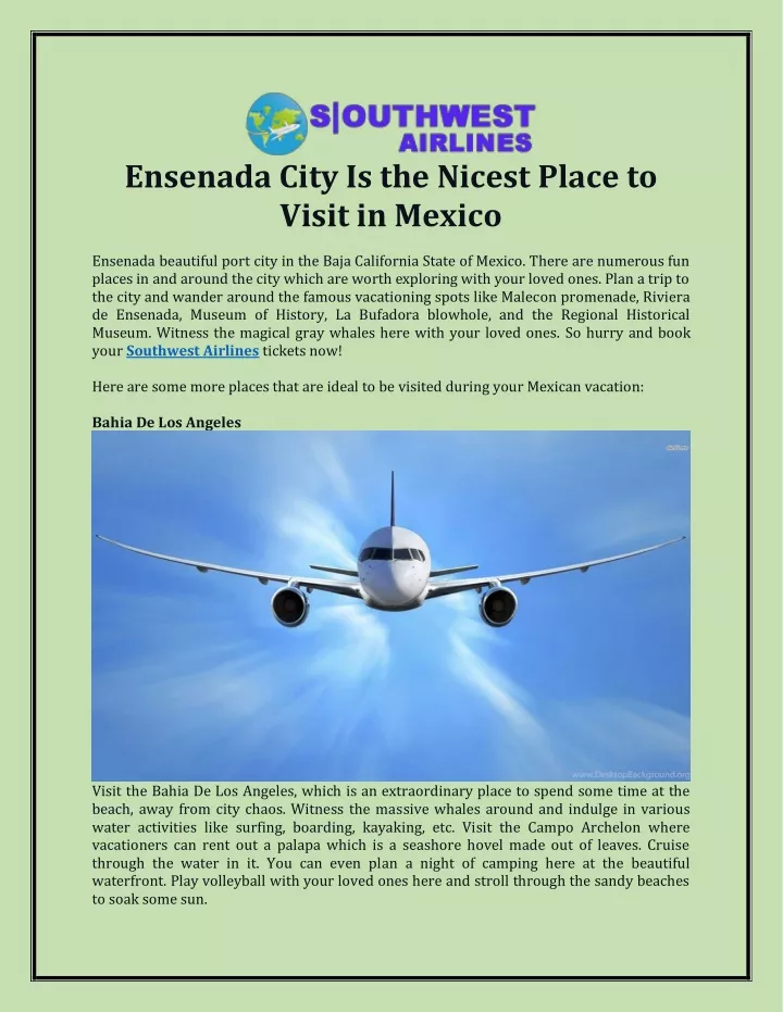 ensenada city is the nicest place to visit