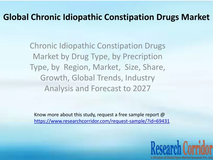 global chronic idiopathic constipation drugs market