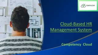 Cloud-Based HR Management System  | Competency Cloud