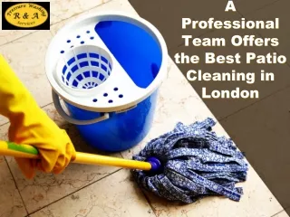 A Professional Team Offers the Best Patio Cleaning in London