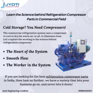Manufacturer and supplier of compressor parts