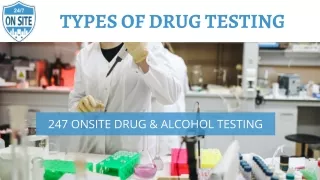 24/7 Onsite -  Drug and Alcohol testing service provider in Corpus Christi, Texas.