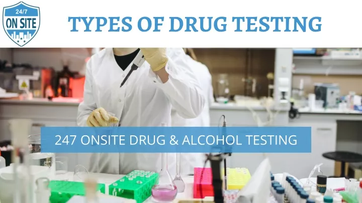 types of drug testing