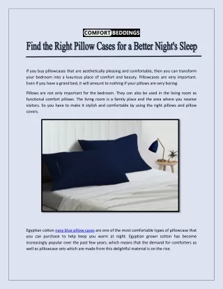 if you buy pillowcases that are aesthetically