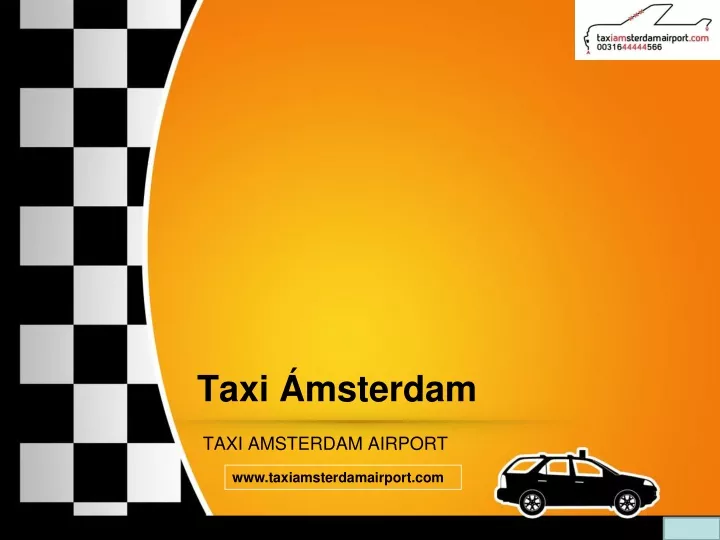 taxi msterdam