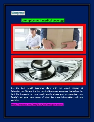 unemployment medical coverage