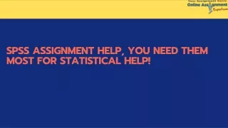 spss assignment help you need them most