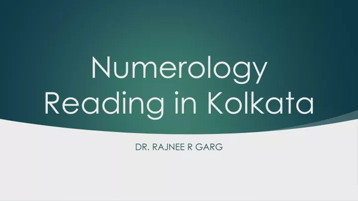 numerology reading in kolkata