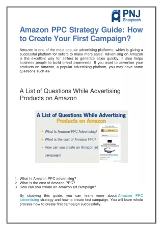 amazon ppc strategy guide how to create your