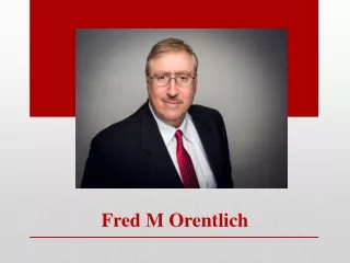 Fred M. Orentlich