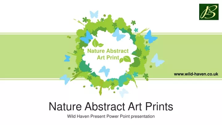 nature abstract art print