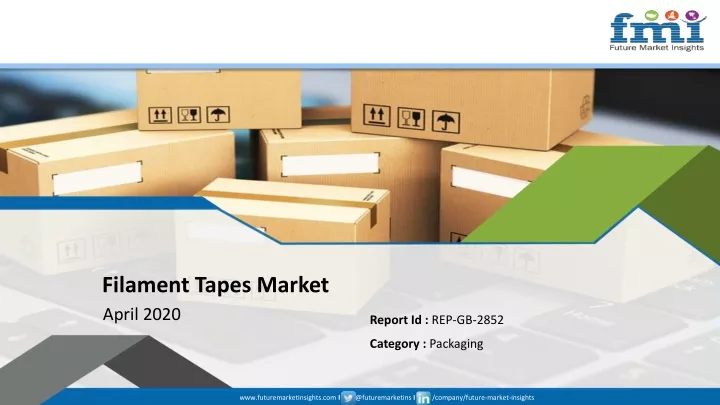 filament tapes market april 2020