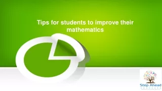 Tips for students to improve their mathematics