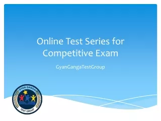 Online Test Series for Competitive Exam