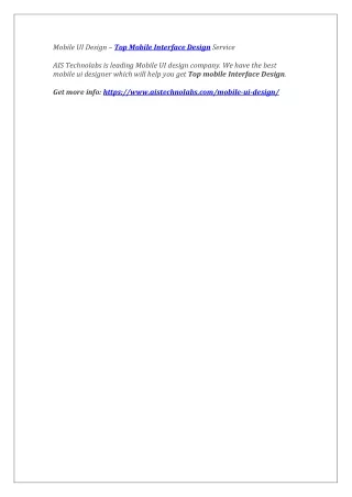 mobile ui design top mobile interface design