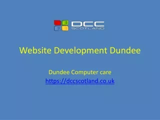 Web Development Dundee