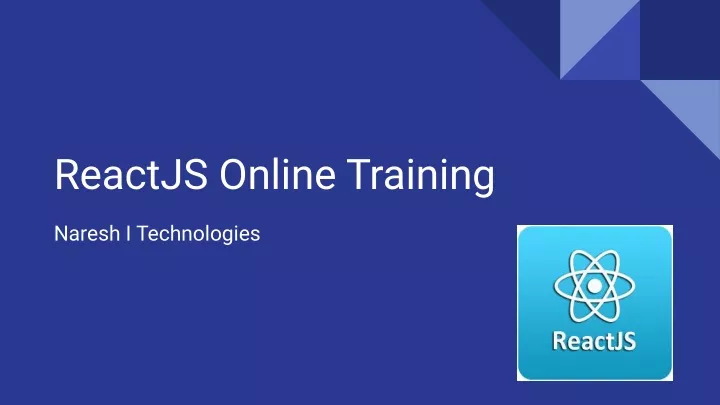 reactjs online training