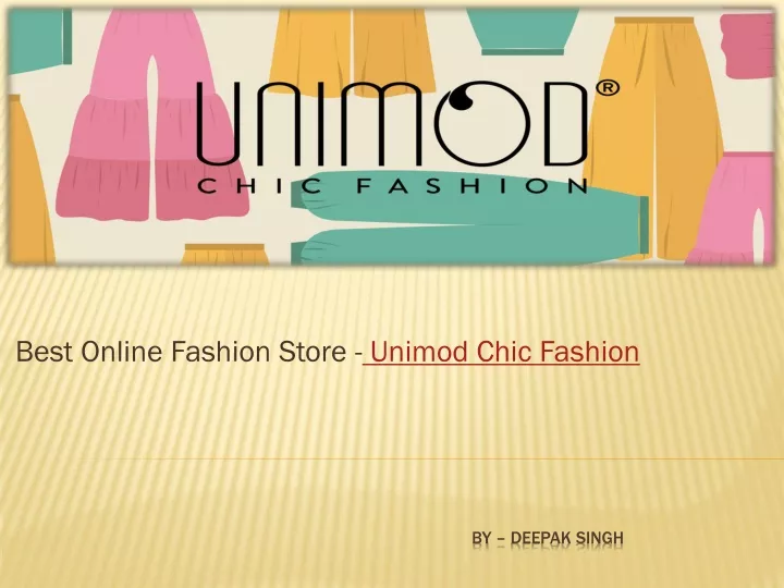 best online fashion store unimod chic fashion