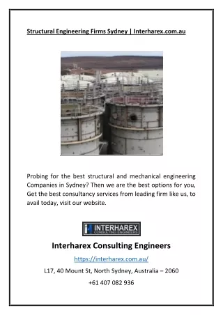 structural engineering firms sydney interharex