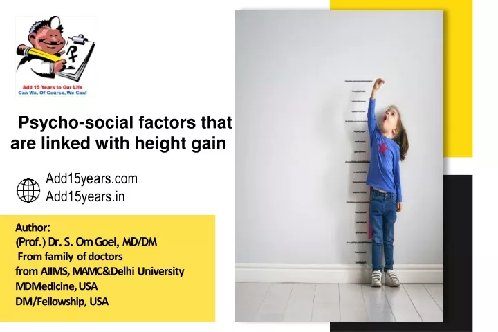 psycho social factors that are linked with height gain