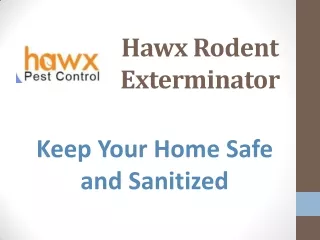 hawx rodent exterminator