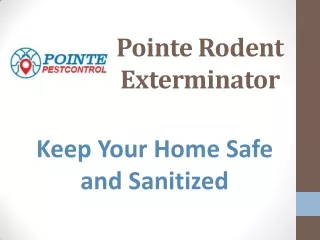 pointe rodent exterminator