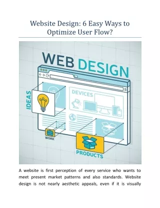 website design 6 easy ways to optimize user flow