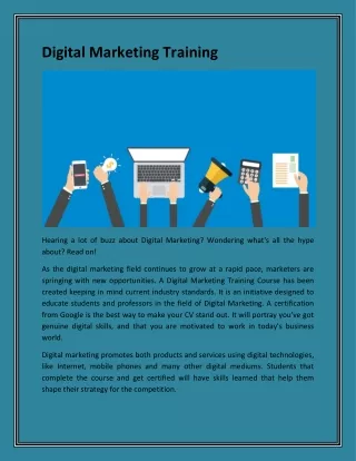 Digital Marketing