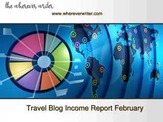 Travel Blog Income Report February