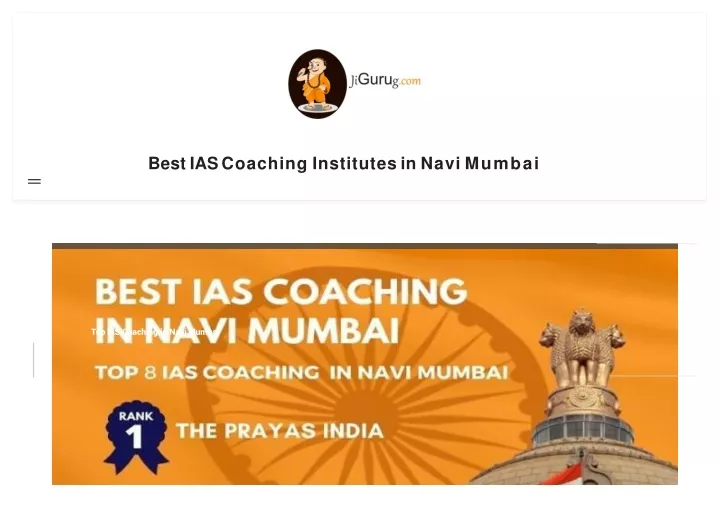 best ias coaching institutes in navi mumbai