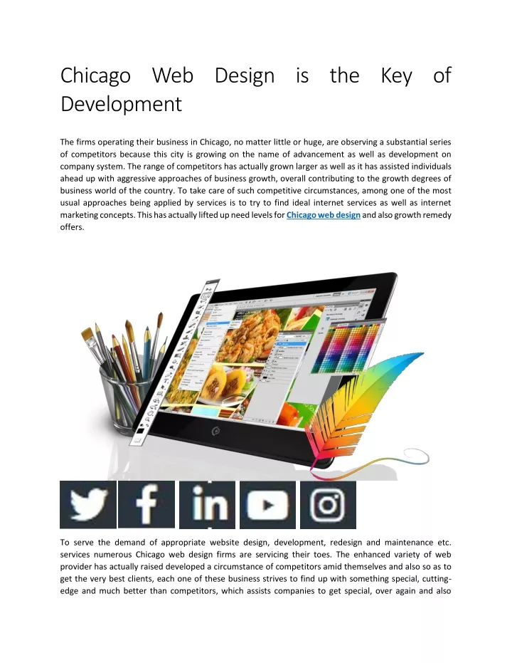 chicago web design is the key of development
