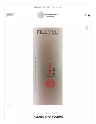 Buy FILLMED X-HA VOLUME Online - Quality Aethetic Products