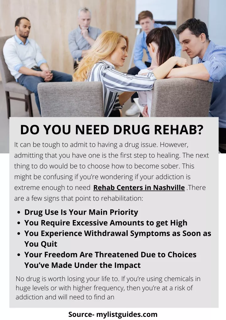 do you need drug rehab