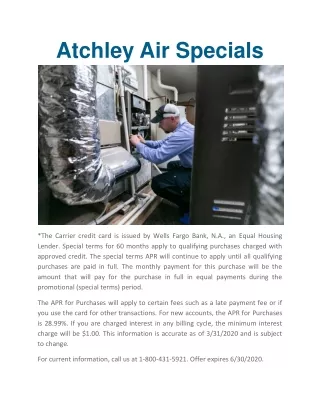 Atchley Air Specials