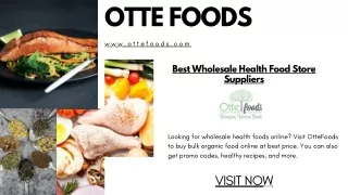 Best Wholesale Health Food Store Suppliers