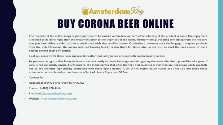 buy corona beer online