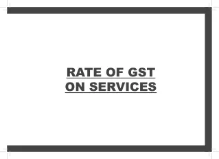 GST Rate