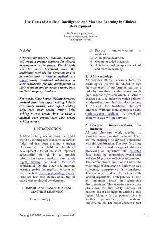 use cases of artificial intelligence and machine