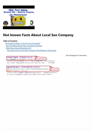 not known facts about local seo company