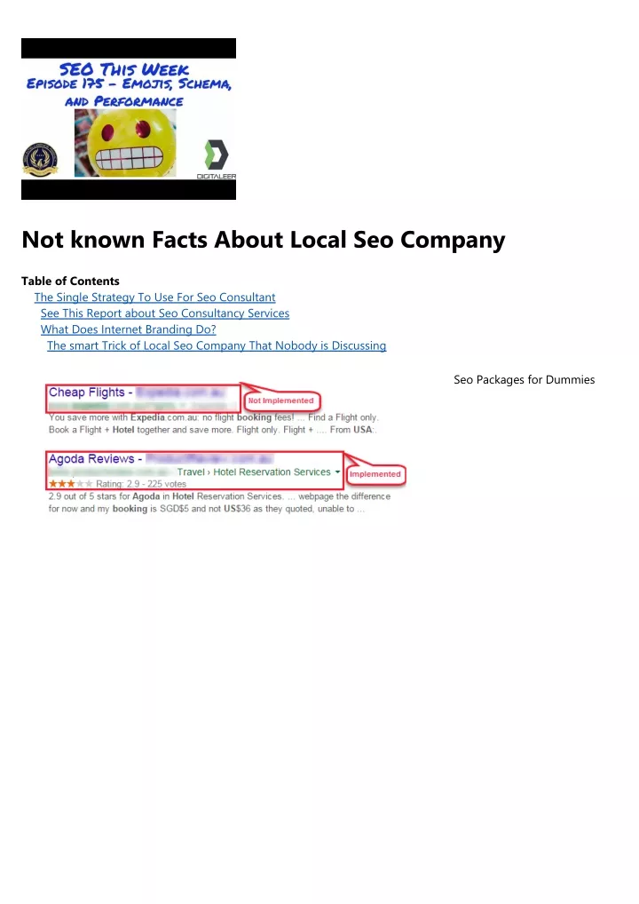 not known facts about local seo company