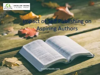 Impact of Self Publishing on Aspiring Authors