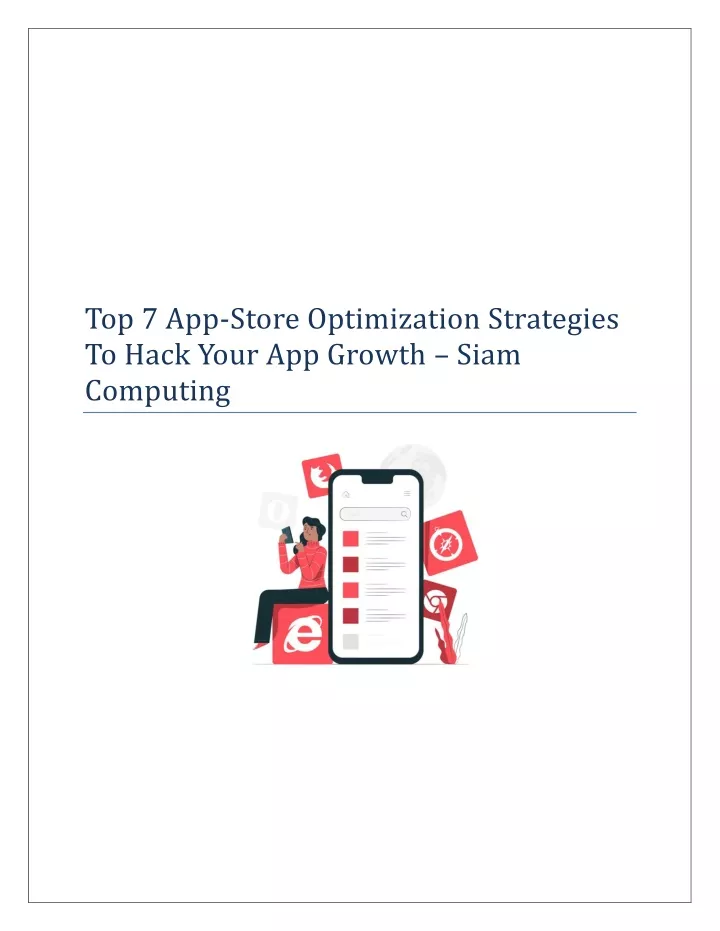 top 7 app store optimization strategies to hack