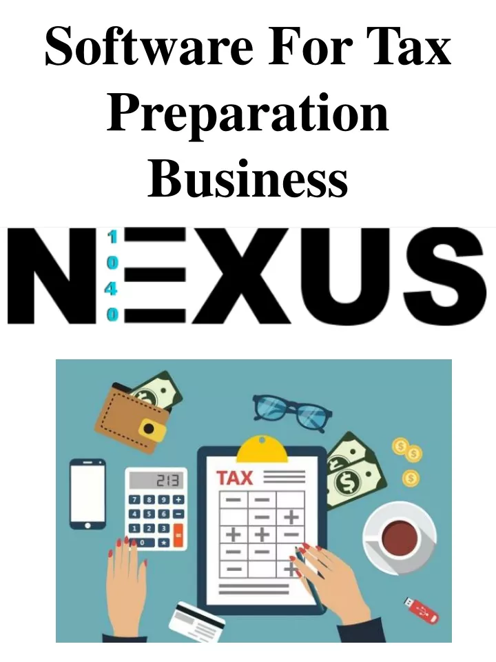 software for tax preparation business