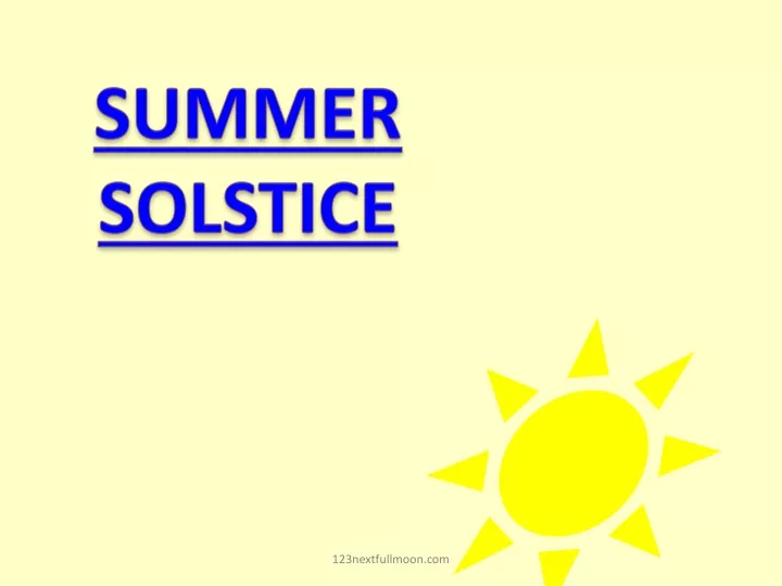 summer solstice