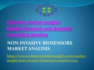 Non invasive biosensors market analysis