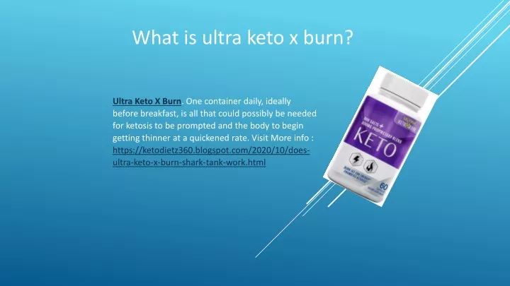 what is ultra keto x burn