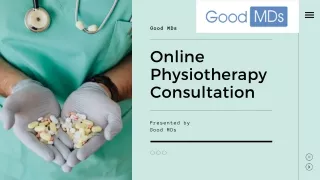 Top Online Physiotherapy Consultation- Goodmds
